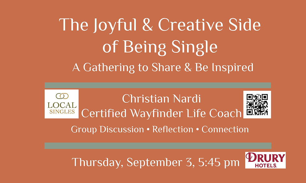 The Joyful & Creative Side of Being Single: A Gathering to Share and Be Inspired
