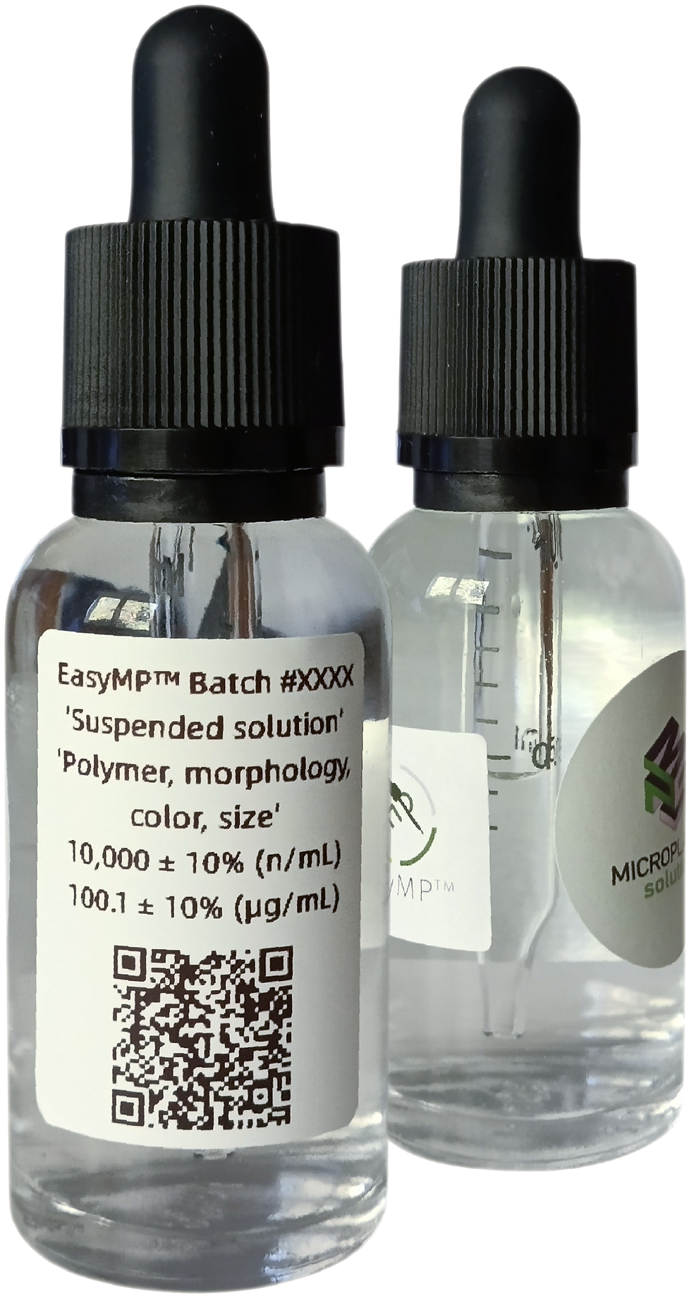 Fig. 1 - Example of 30 mL EasyMP microplastic reference material. Owner: Microplastic Solution.