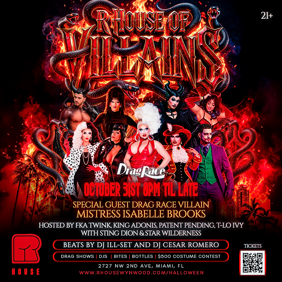 R HOUSE OF VILLAINS - Halloween Party