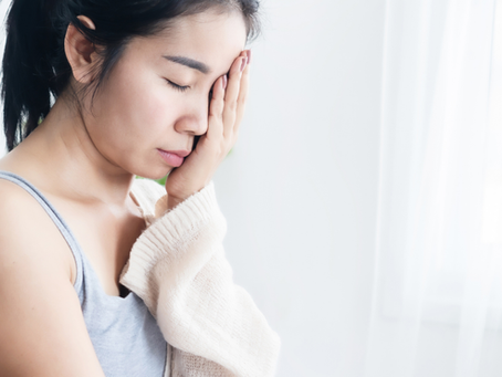 A woman about to join group therapy because of her PMDD