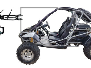 Our dual seater Quadzilla arrives and goes in for rigging design
