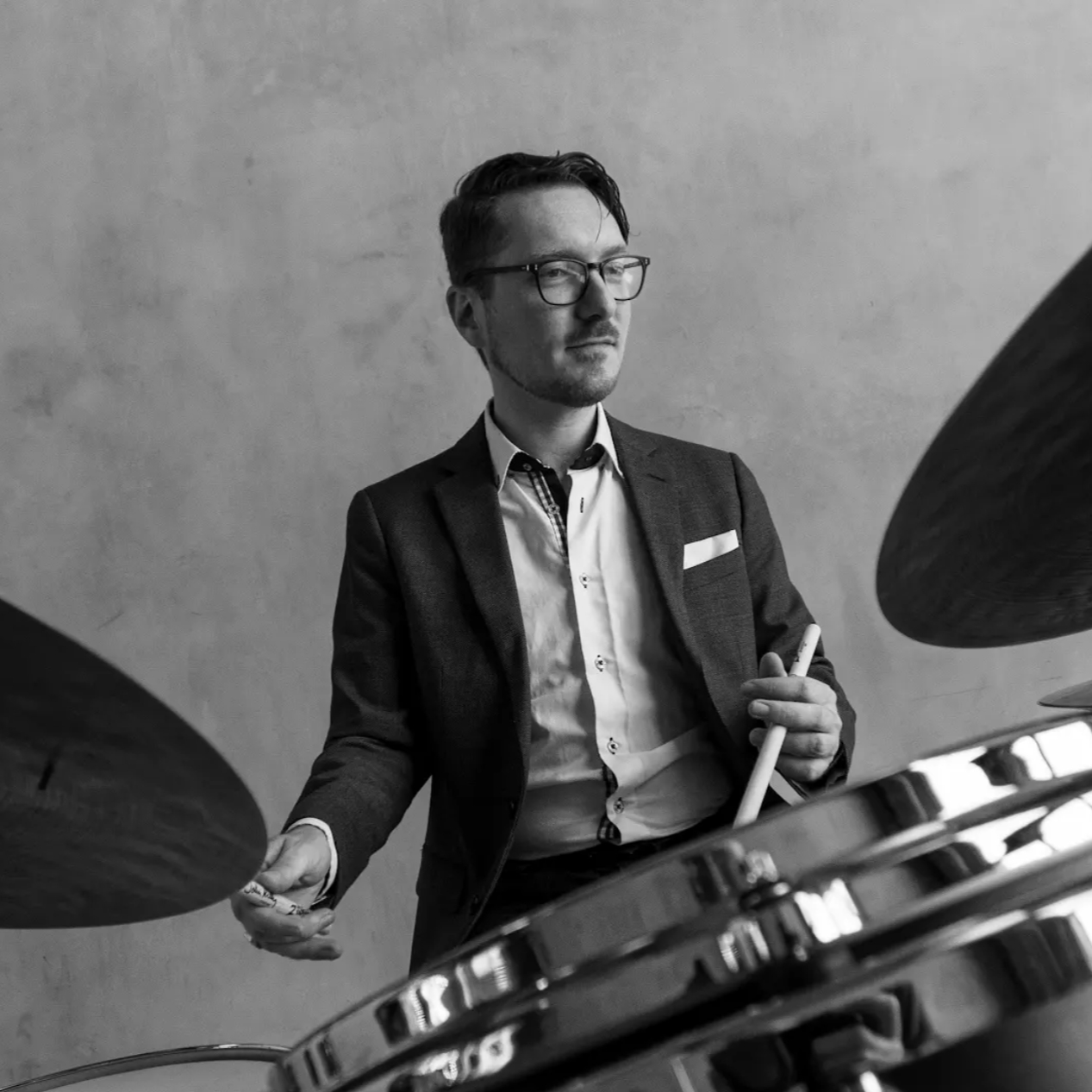 "Drum Week" Presents: VDE Jazz Orchestra featuring Adam Hersh: The Music of Monk and Herbie artwork from Sam First