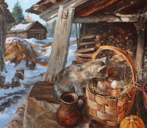 Жданов В. =Весна в деревне Залесье= 400пкс.jpg