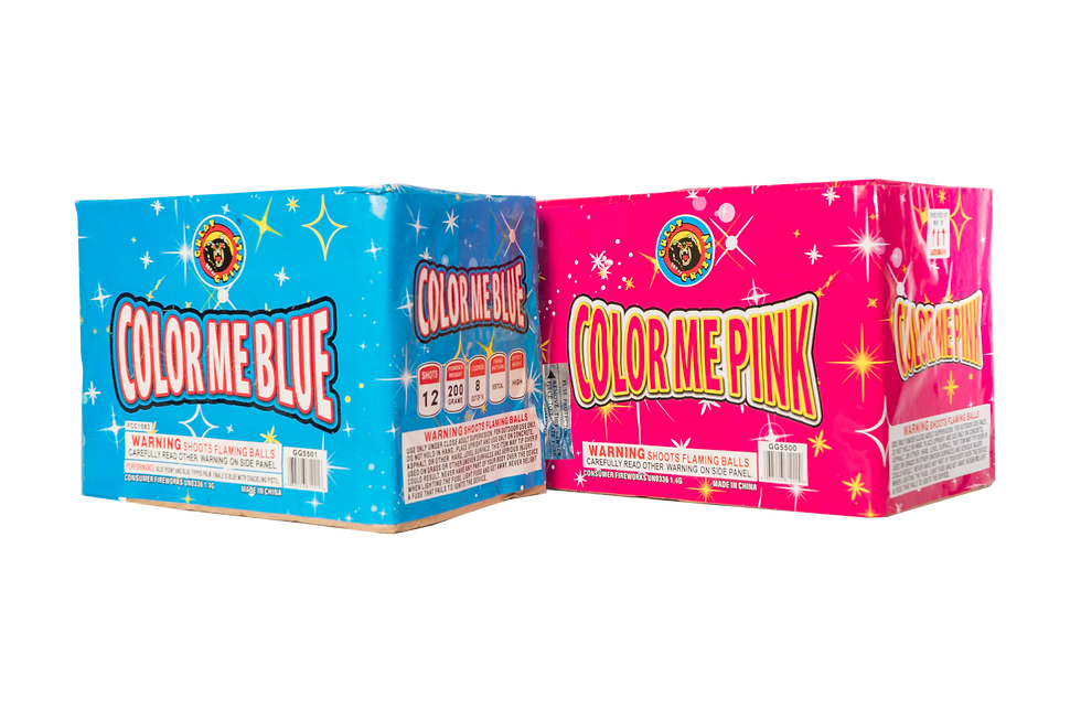 Color Me Blue and Pink