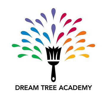 dream tree academy rainbow paint brush