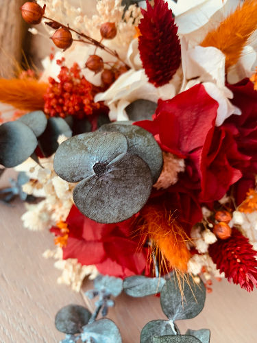 Miniature : bouquet mariée champêtre terracotta eucalyptus collection Sia