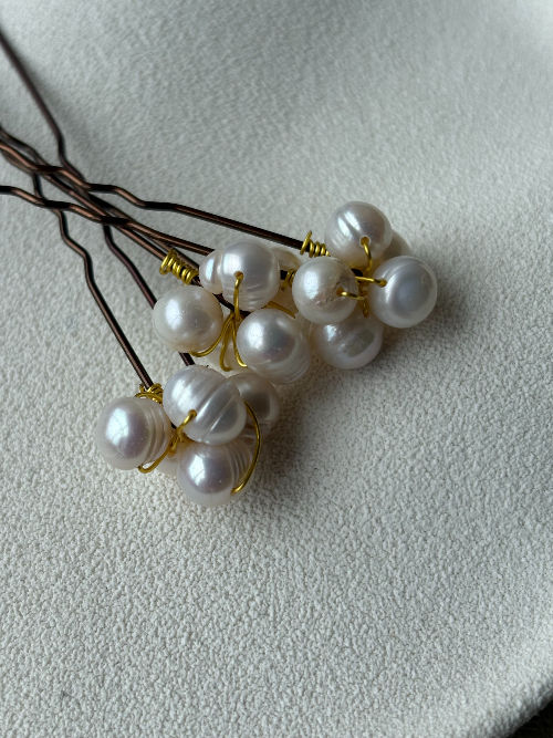 épingle à chignon perles d'eau douce