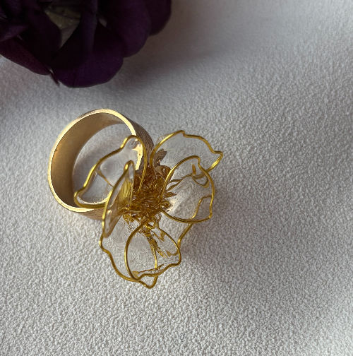 bague plaqué or mariage