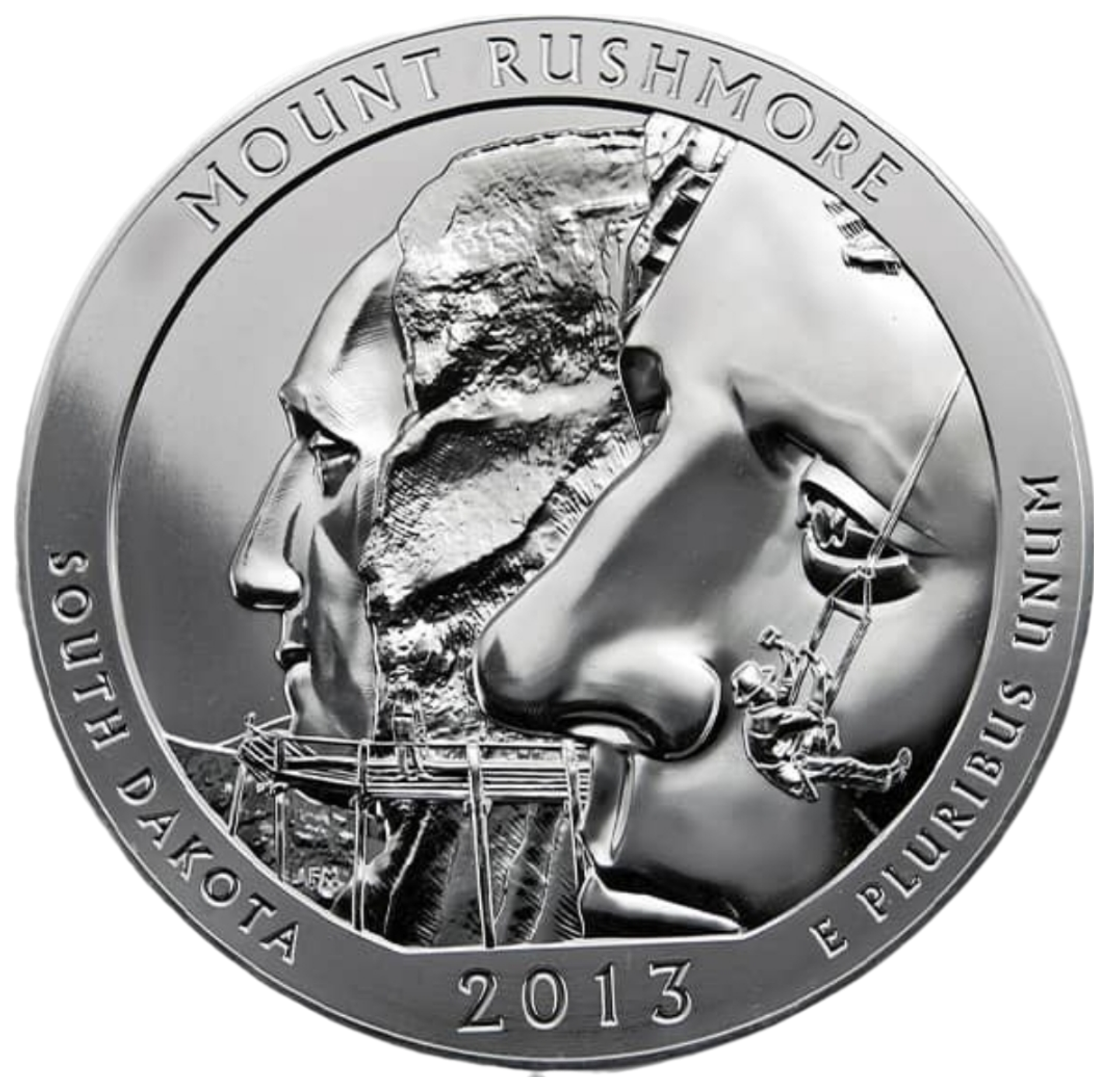 2013 - America The Beautiful - 5oz. - Mt. Rushmore