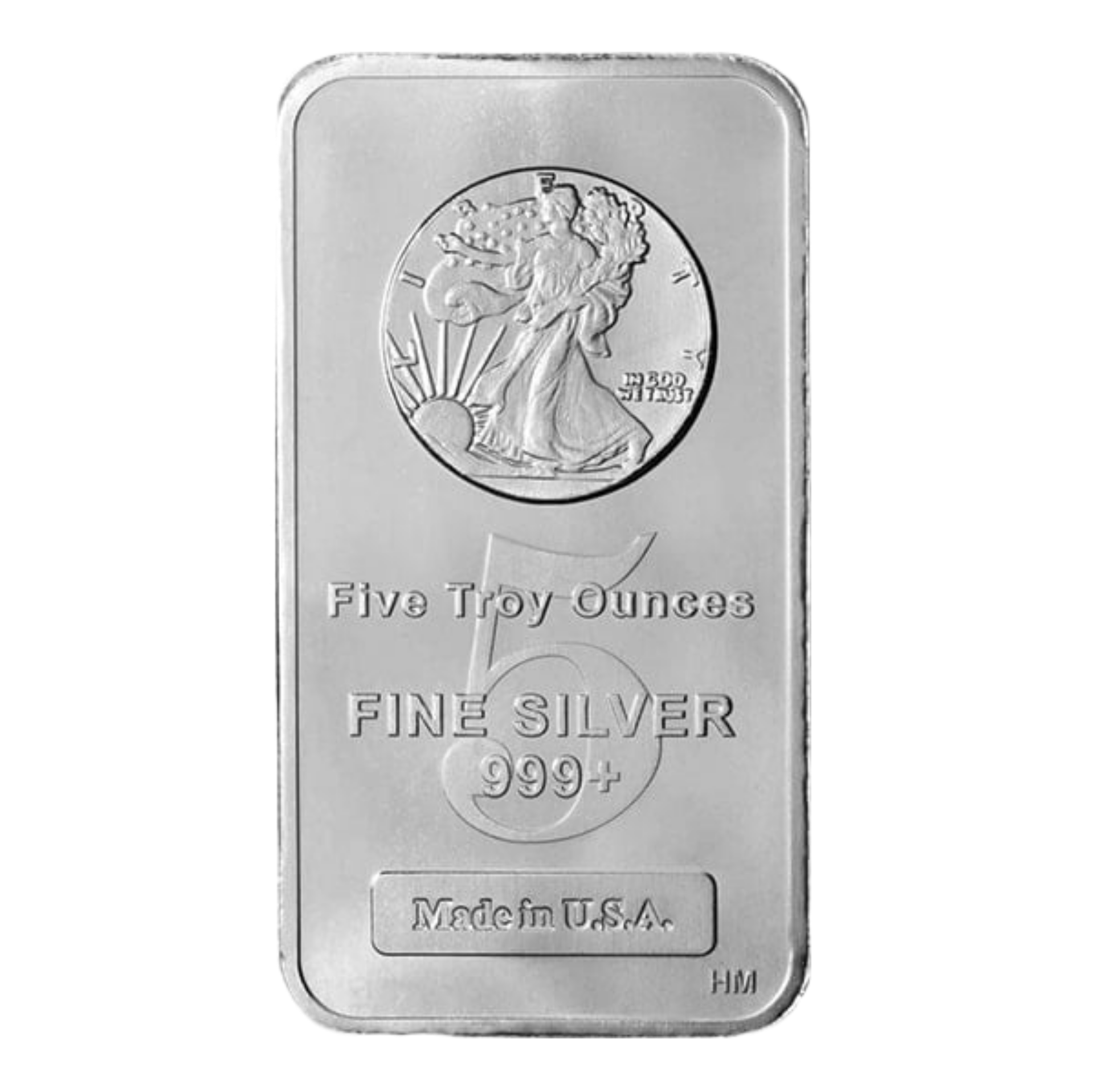 Walking Liberty - 5oz. - Silver Bar