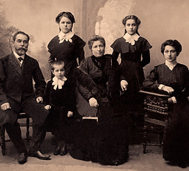 Family Portrait Sepia