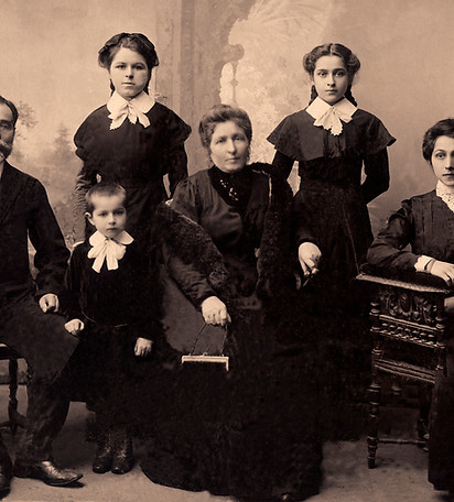 Family Portrait Sepia