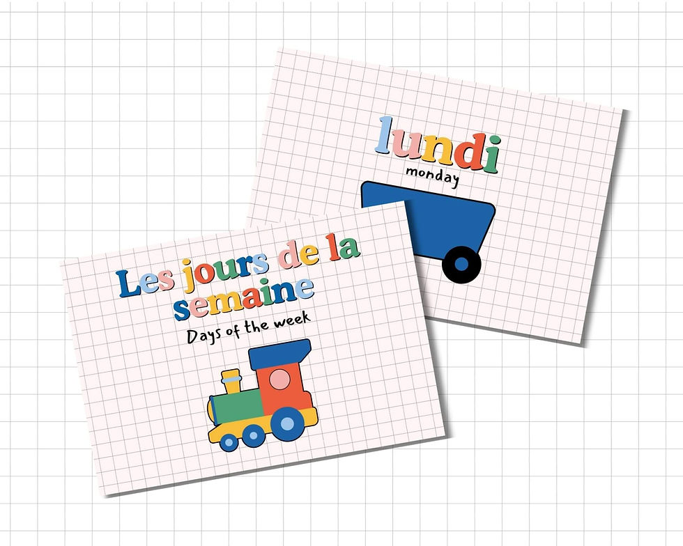 Thumbnail: French Days of the Week Posters