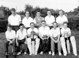 Harby cricket team in 1959