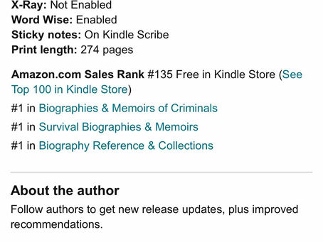 I'm a bestselling author (& cracked the top 100 in kindle store!)