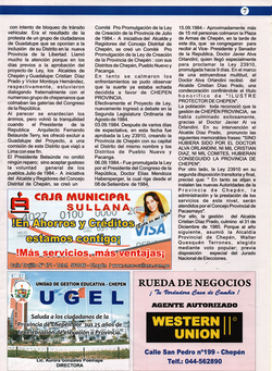 BODAS DE PLATA CHEPEN PROVINCIA HISTORIA DE LA CREACION DE CHEPEN PROVINCIA CRON