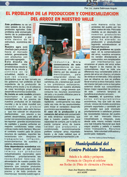 BODAS DE PLATA CHEPEN  PRODUCCION Y COMERCIALIZACION DEL ARROZ EN NUESTRA PROVIN