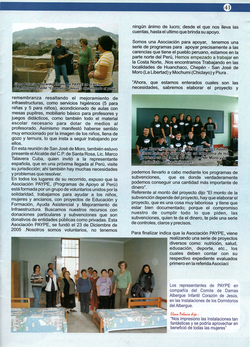 BODAS DE PLATA CHEPEN   ASOCIACION PAYPE ALBERGU DE MENORES CORAZON DE JESUS  P4