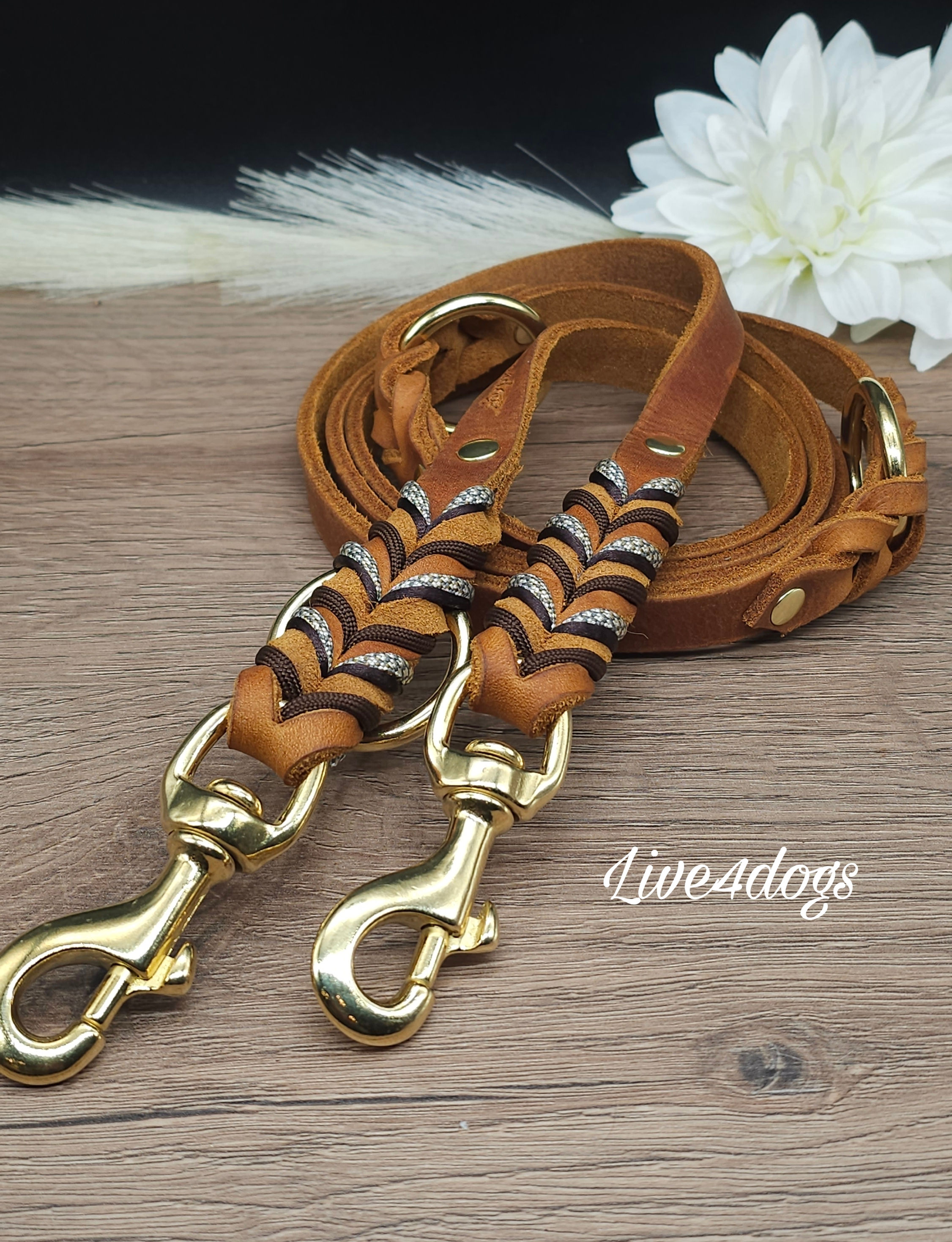 Leine "Golden Cognac"