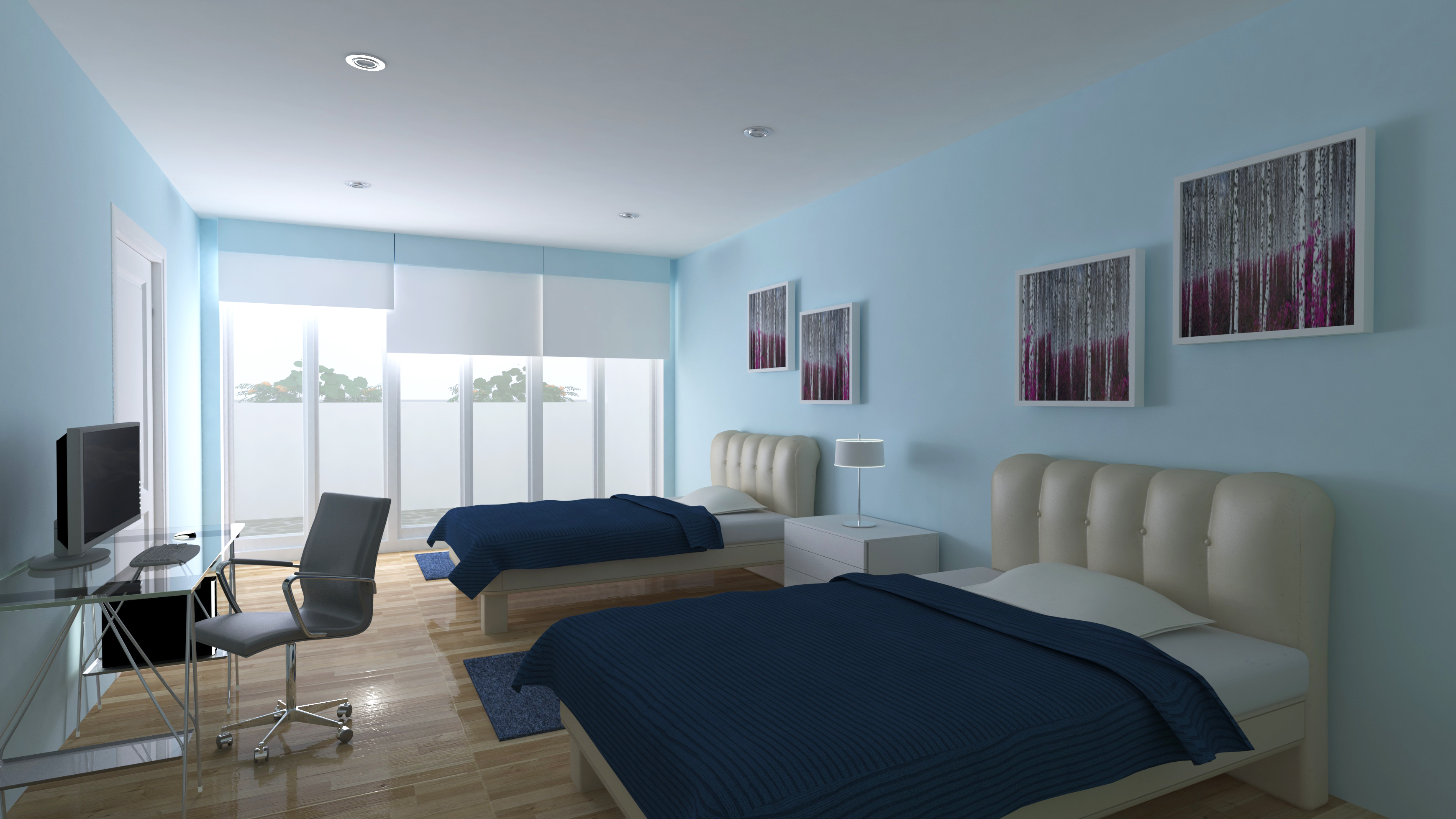 Chalet pareado interior