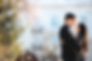 Romantic couple embracing outdoors