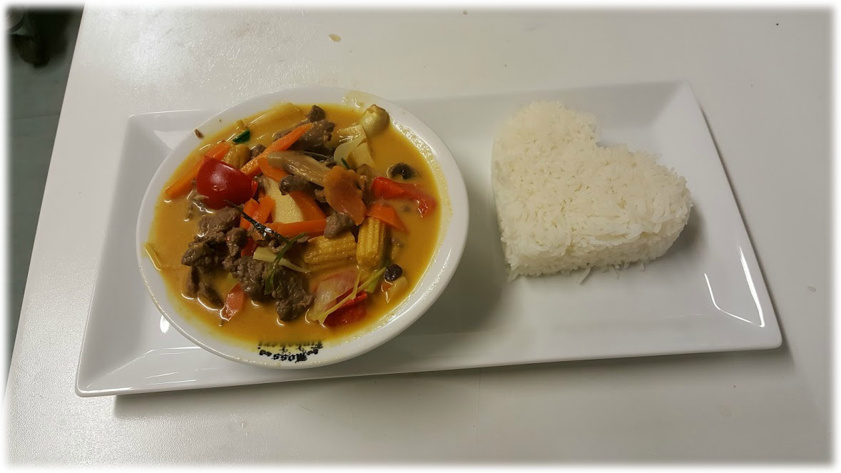 Arranged Food and Objects