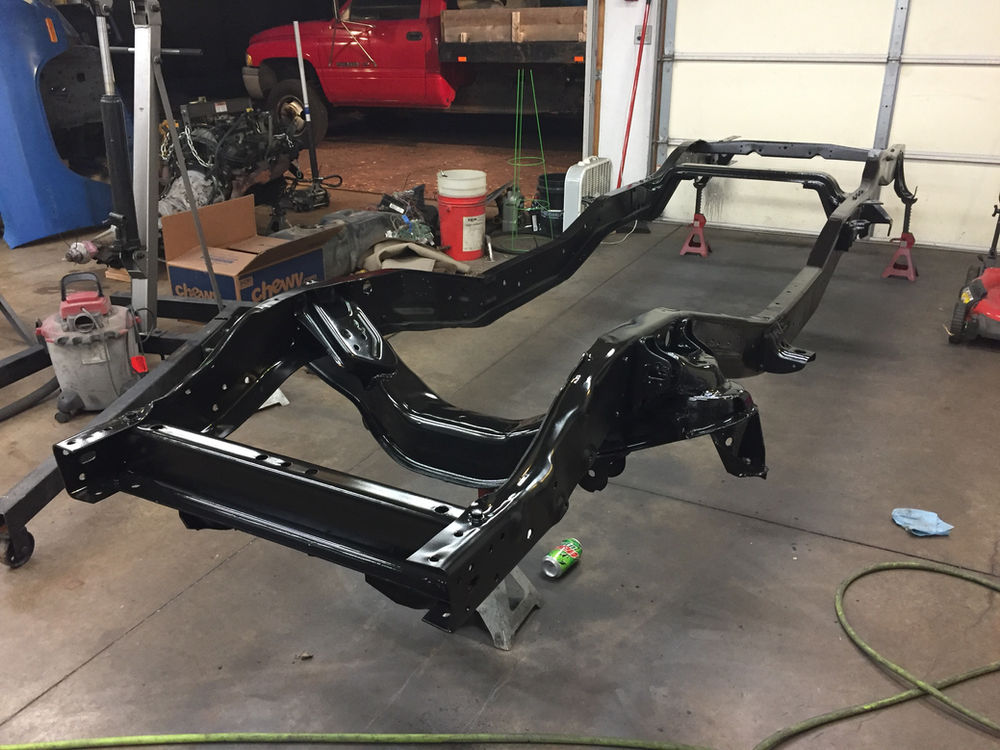 1981 Dodge D150 Truck Frame Restoration