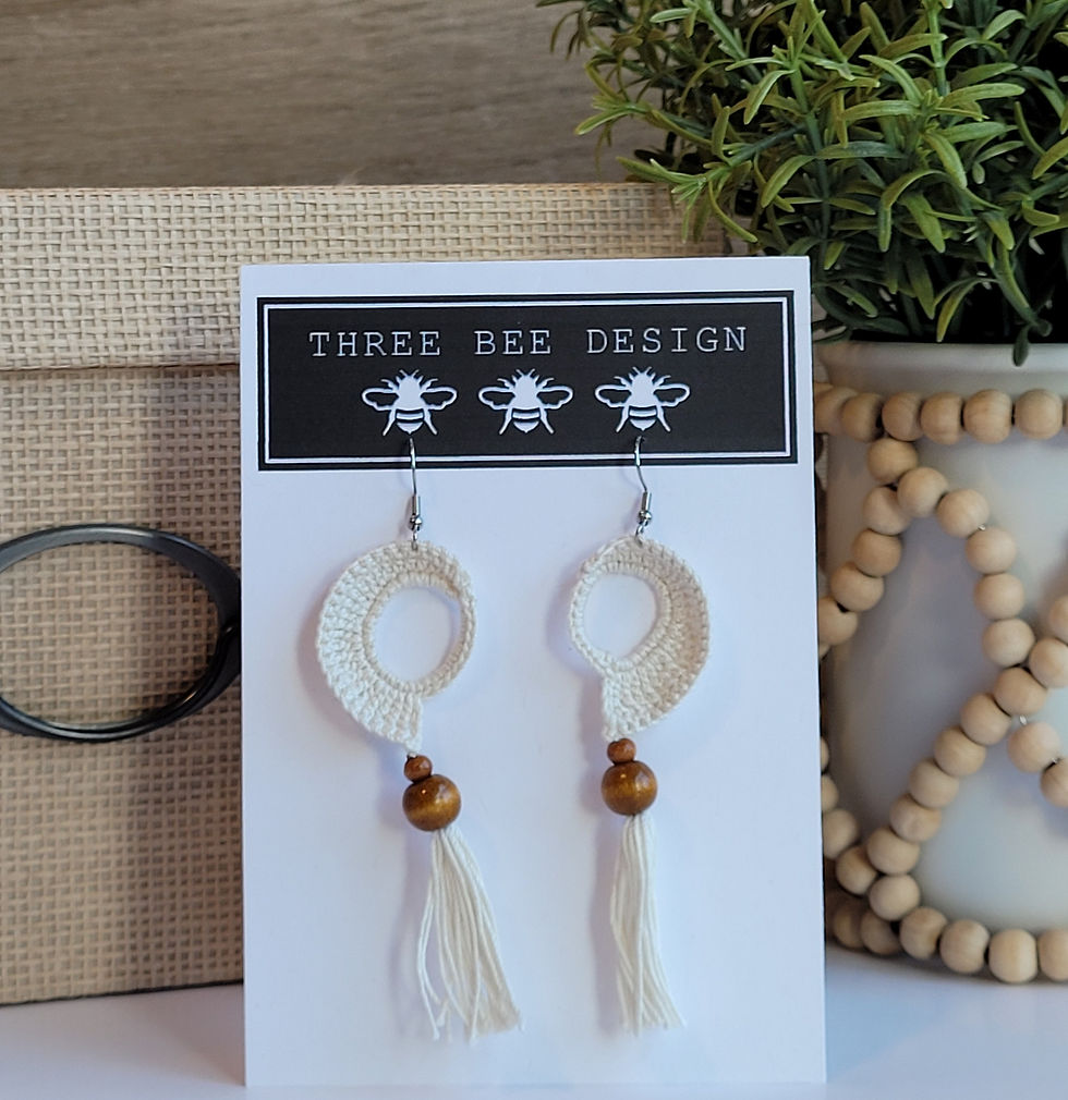 Shell With Beads Earrings