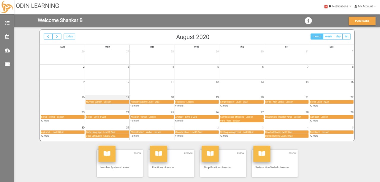 Your Calendar