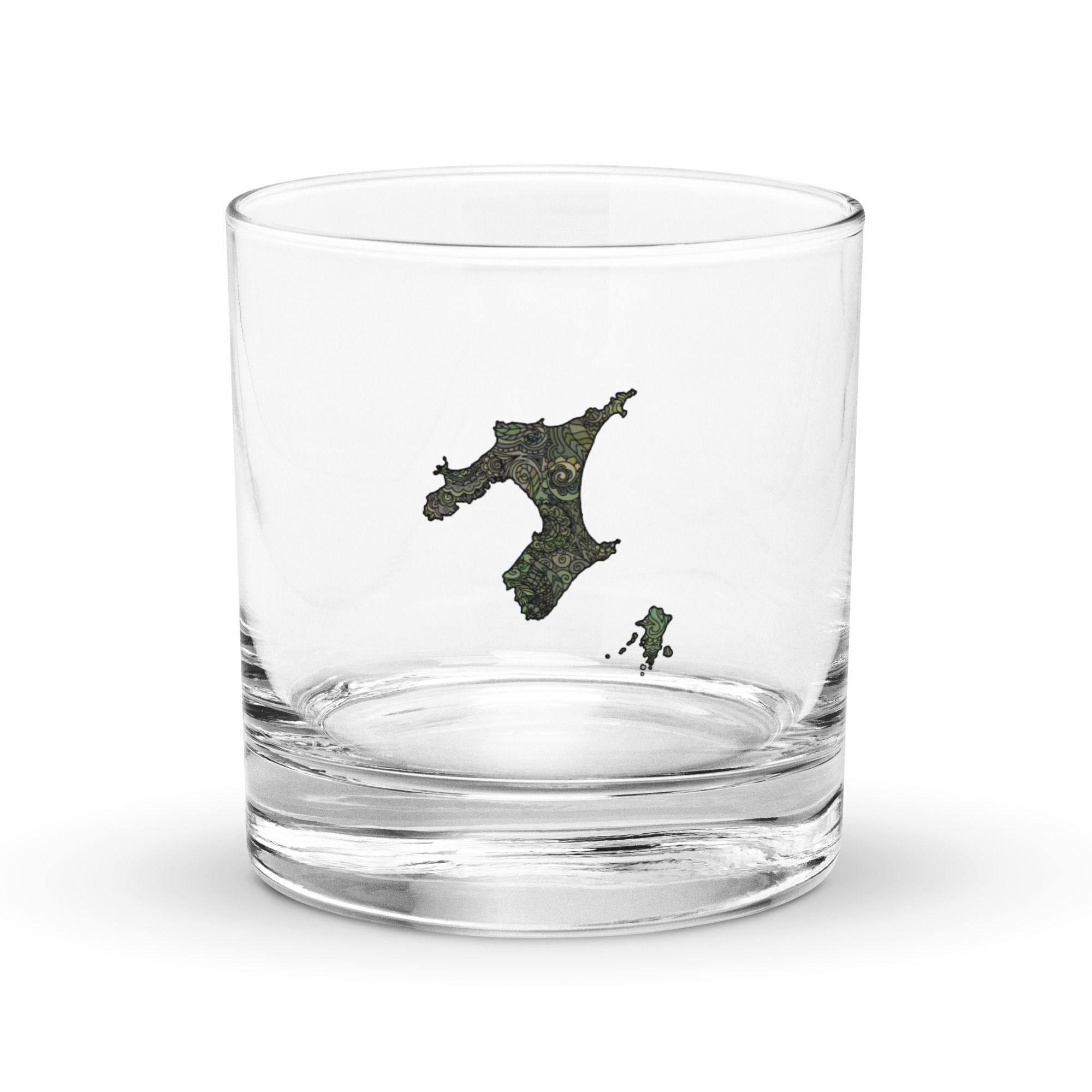 On the Chatham Rocks glass