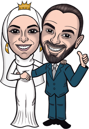 caricatura digital personalizada