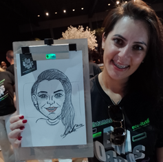 caricatura ao vivo atração entretenimento para casamento festa evento corporativo caricaturista bauru são paulo sp