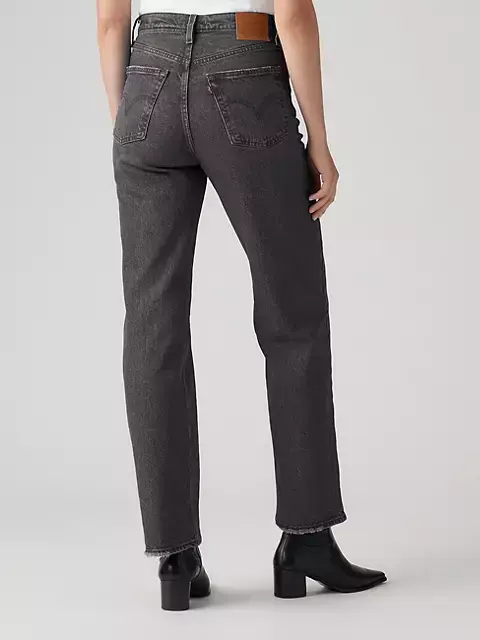 Thumbnail: Ribcage Straight Ankle Jeans