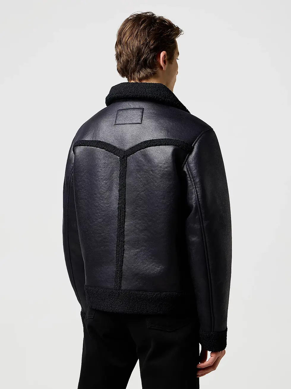 Thumbnail: SHEARLING JACKET BLACK