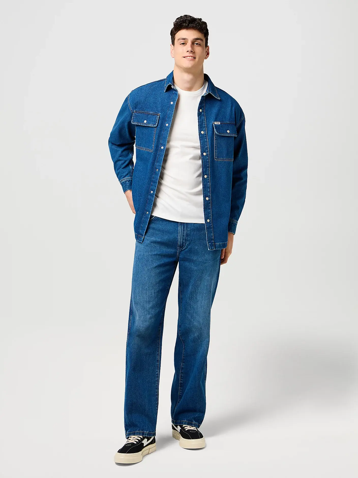 LOOSE STRAIGHT RETRO BLUE