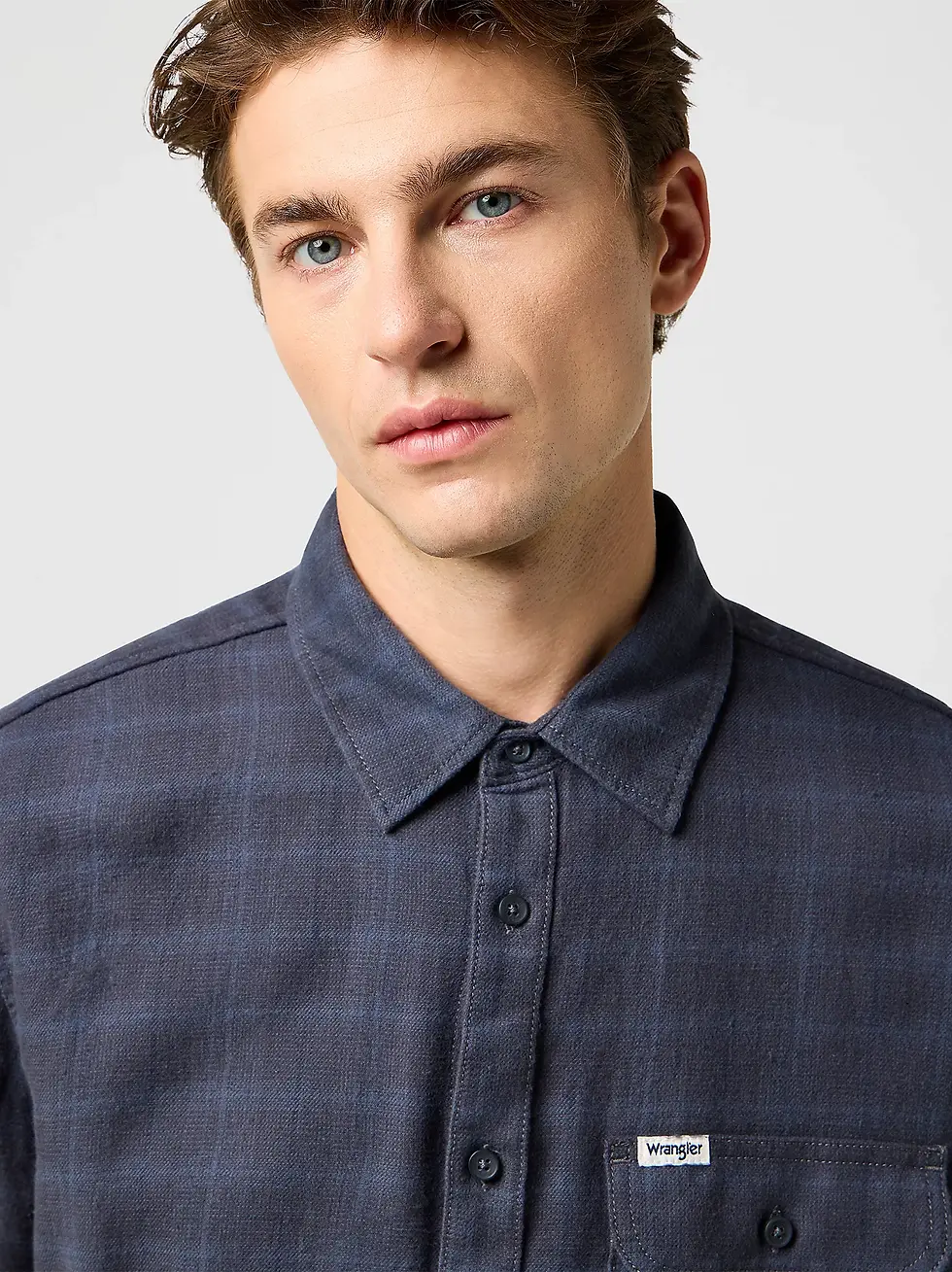 Thumbnail: 1 PKT FLANNEL SHIRT MIDNIGHT GREY