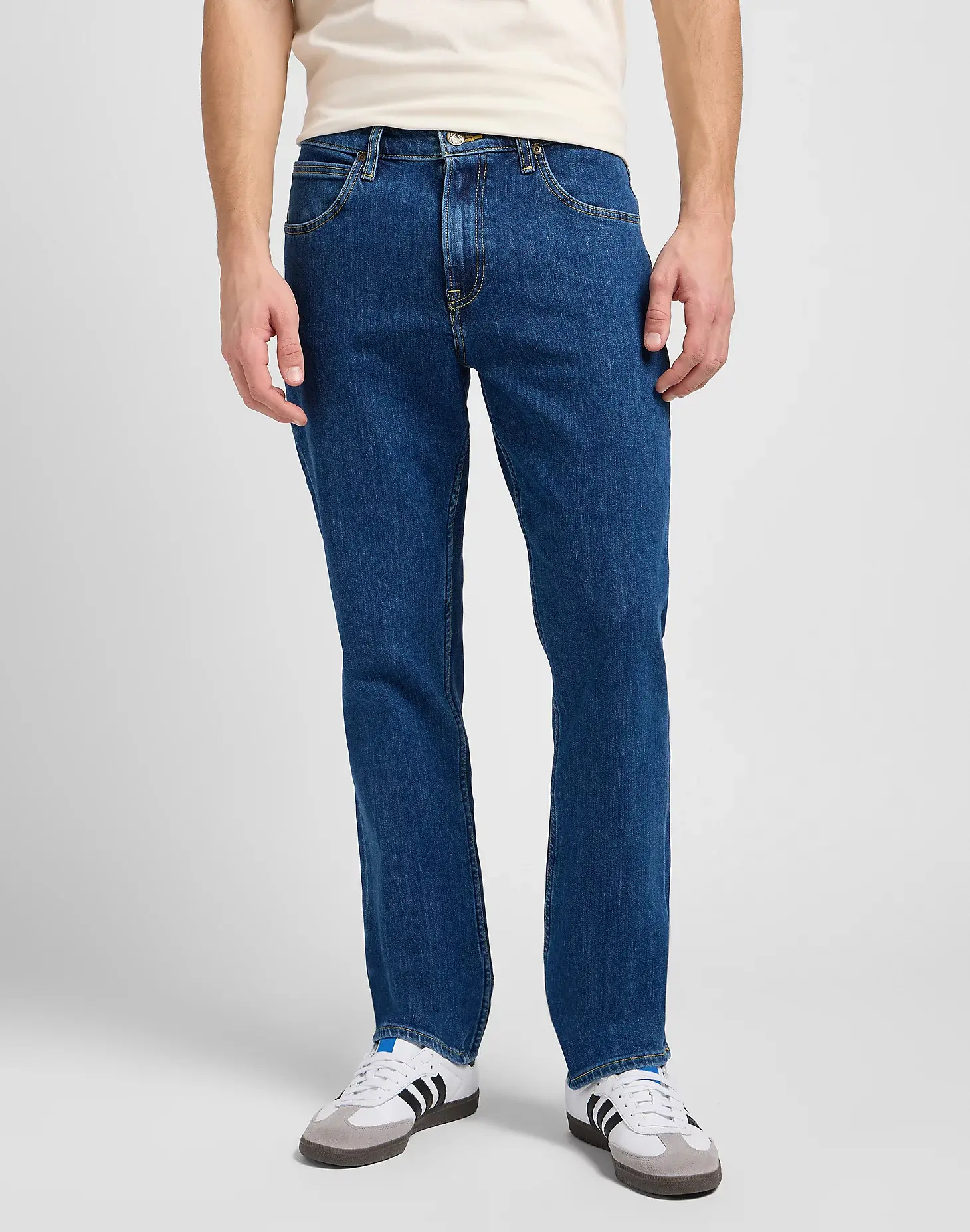 BROOKLYN STRAIGHT IN MID STONEWASH
