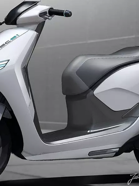 Teased: Honda Activa Electric Scooter