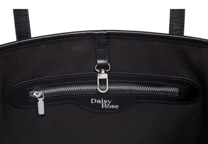 Thumbnail: Black  Checker Large Tote