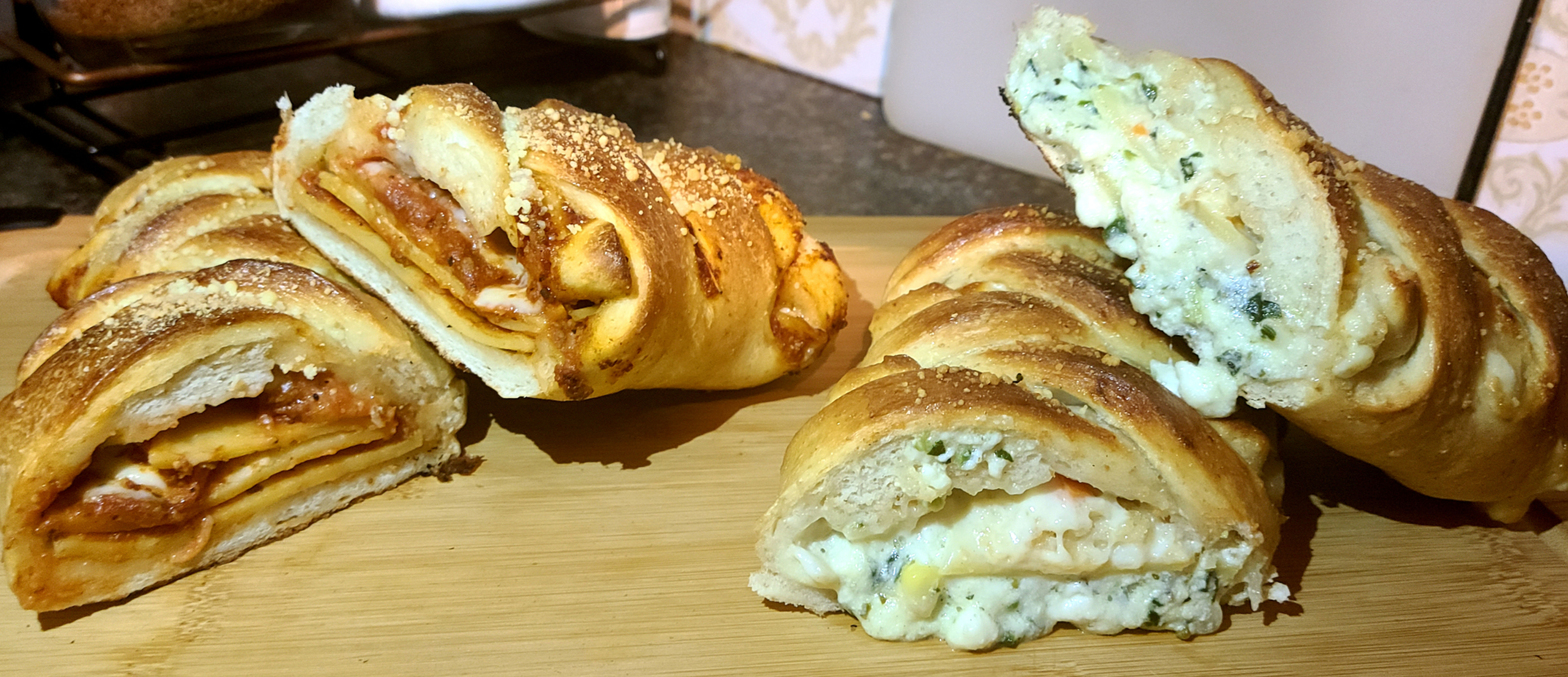 Sour Dough Lasagna Stuffed Braided Breads