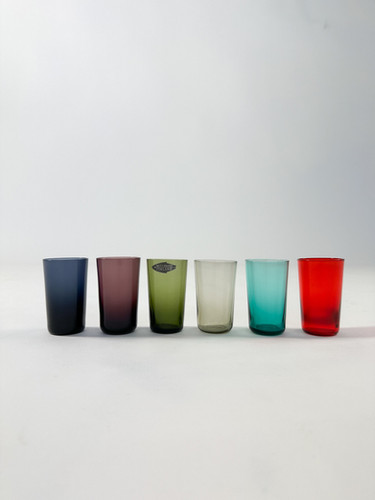 Set of Six Kaj Franck Shot Glasses 1153 Nuutajärvi Notsjö Finland