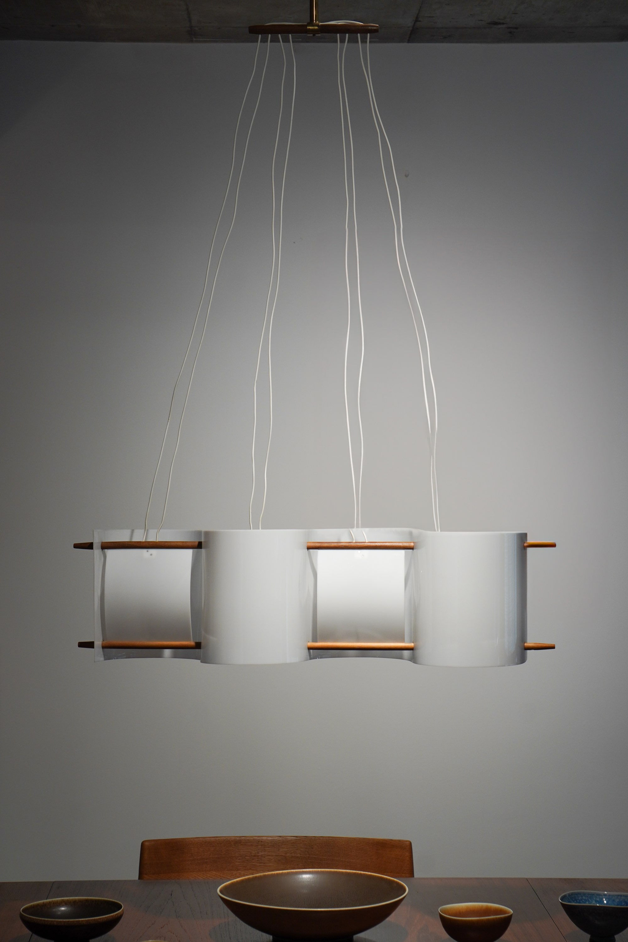 Hans Bergström Pendant Lamp Model 189 Ateljé Lyktan Sweden 1955