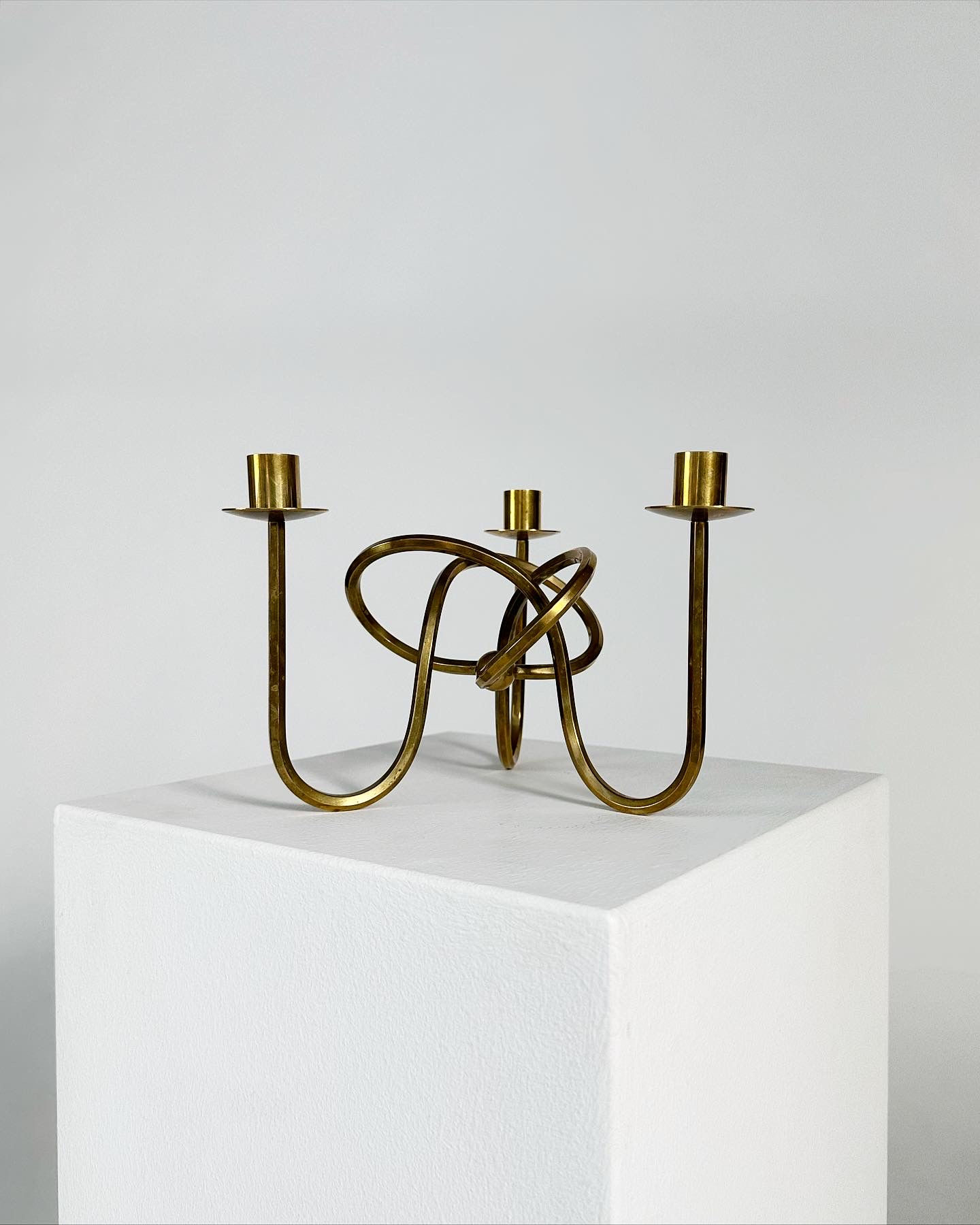 Josef Frank Candelabra Svenkt Tenn Knot of Friendship 