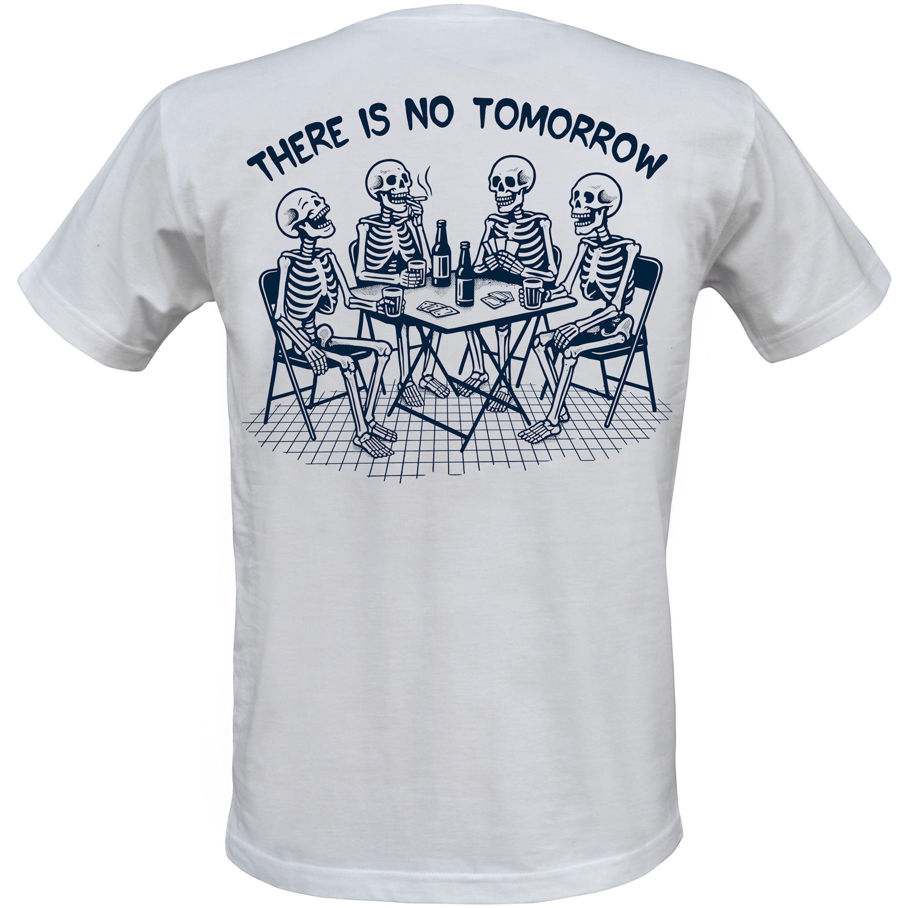 Camiseta Plus Size Branca - There Is No Tomorrow