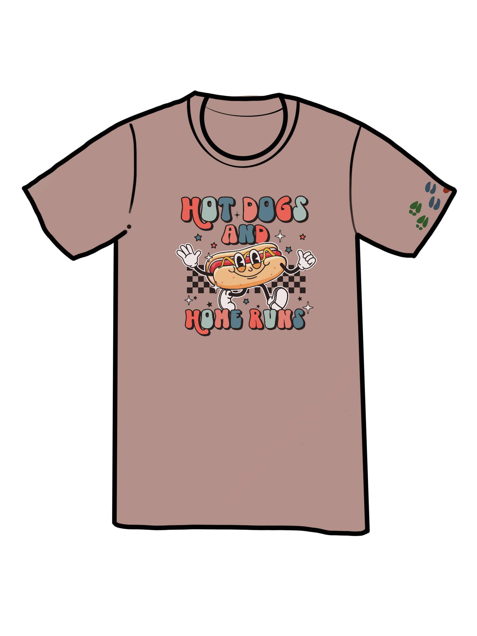 Hotdogs & Home Runs T-Shirt - Unisex