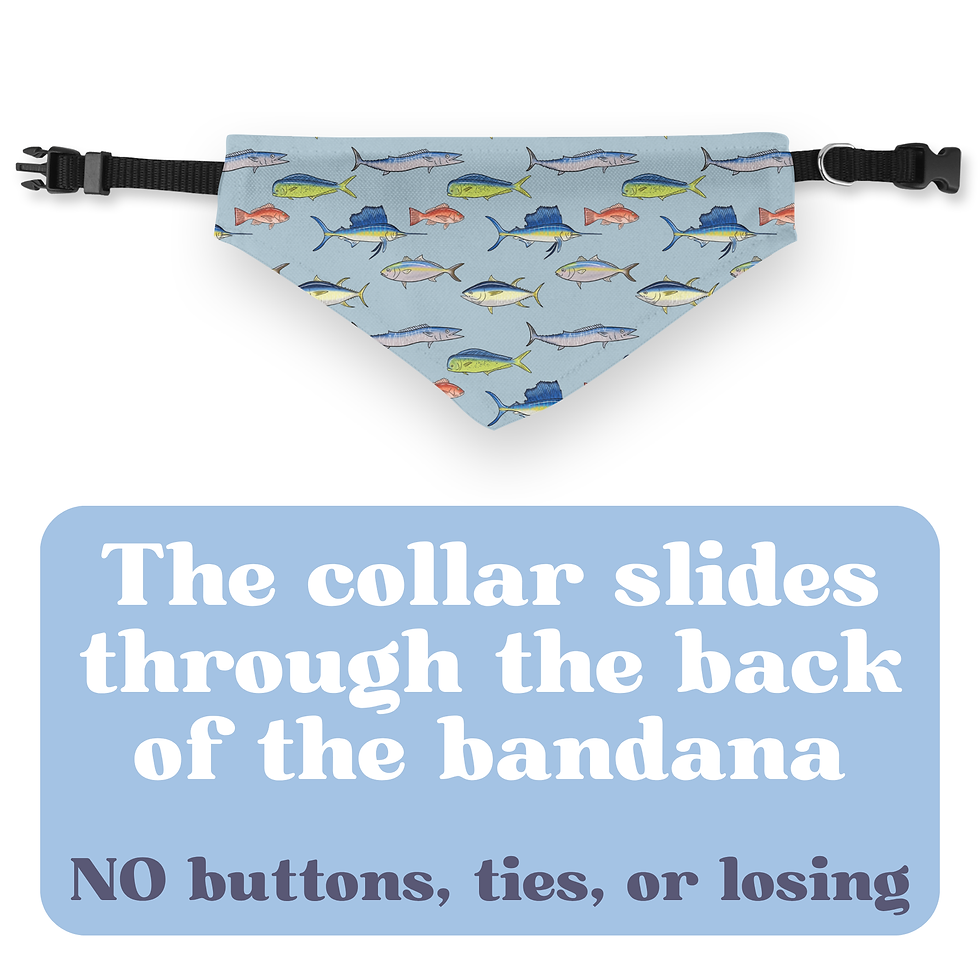 Thumbnail: Fish Pet Bandana Collar