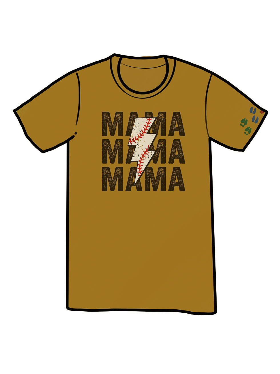 Thumbnail: Mama Baseball T-Shirt - Unisex