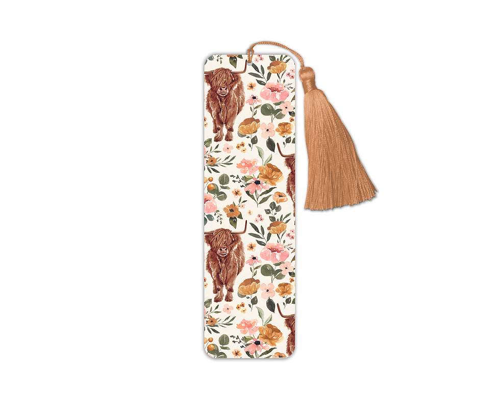 Highland Cow Bookmark