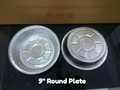 9" Round Aluminiu Foil Container