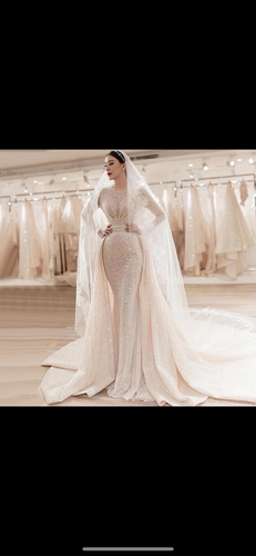 Heavily beaded wedding dress | Bellascollection Heavily beaded wedding dress | Bellascollection